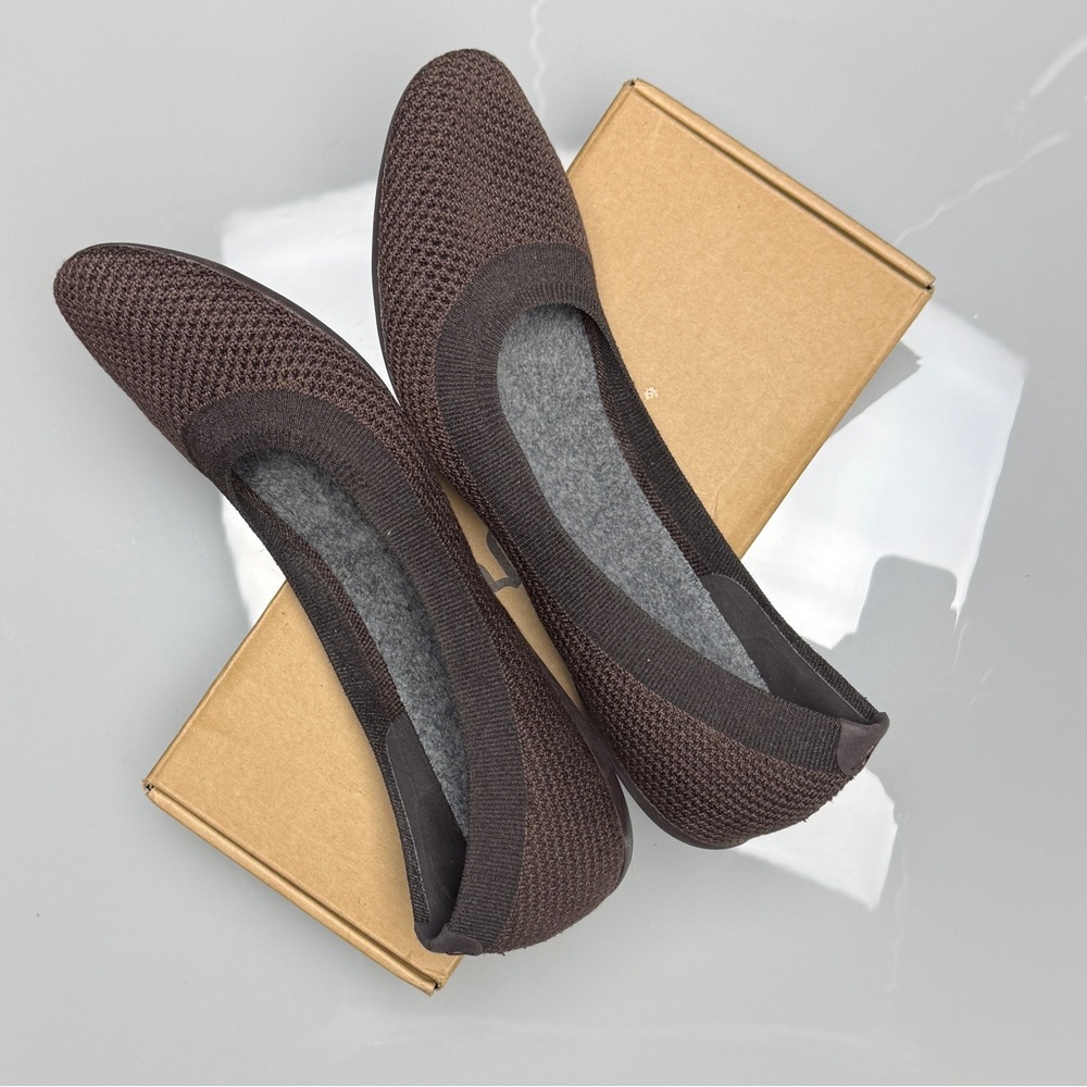 Allbirds Women's Tree Breezer Flats- Cocoa Chocolate Brown-  discontinued color! - Picture 6 of 8